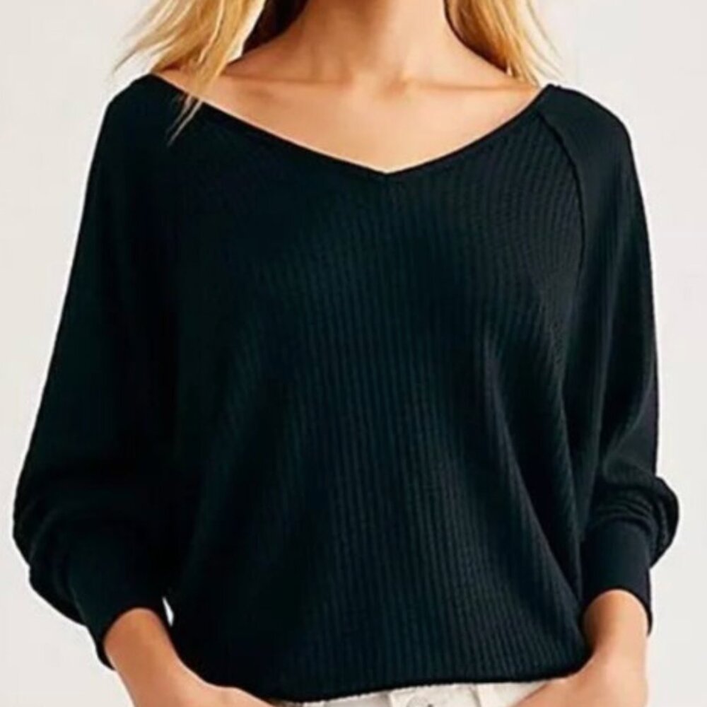 NWOT Free People Santa Clara Thermal Long Sleeve